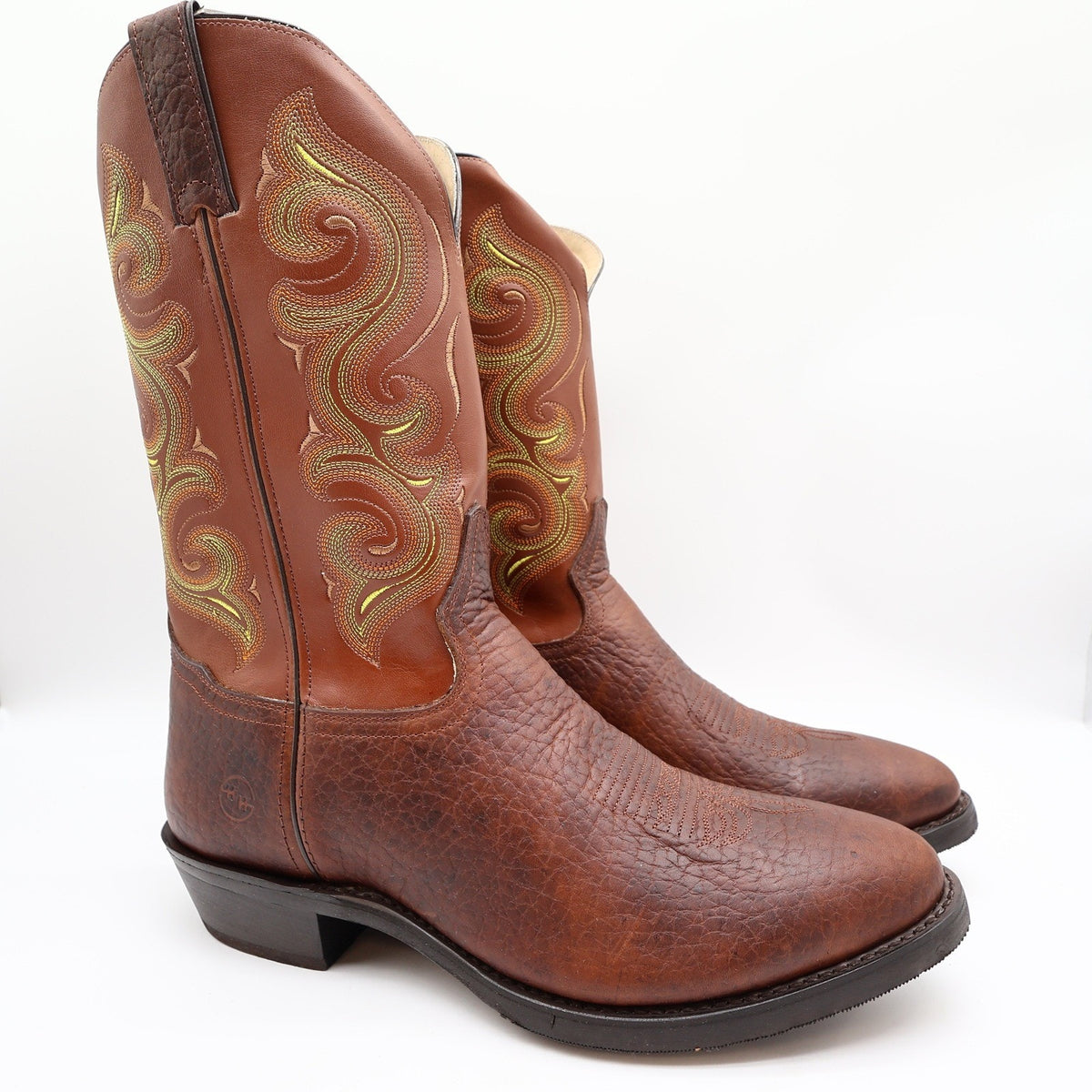 Double-H DH4417 R Toe Work Western Mustang Boots Mens 12 EE Rust NIB