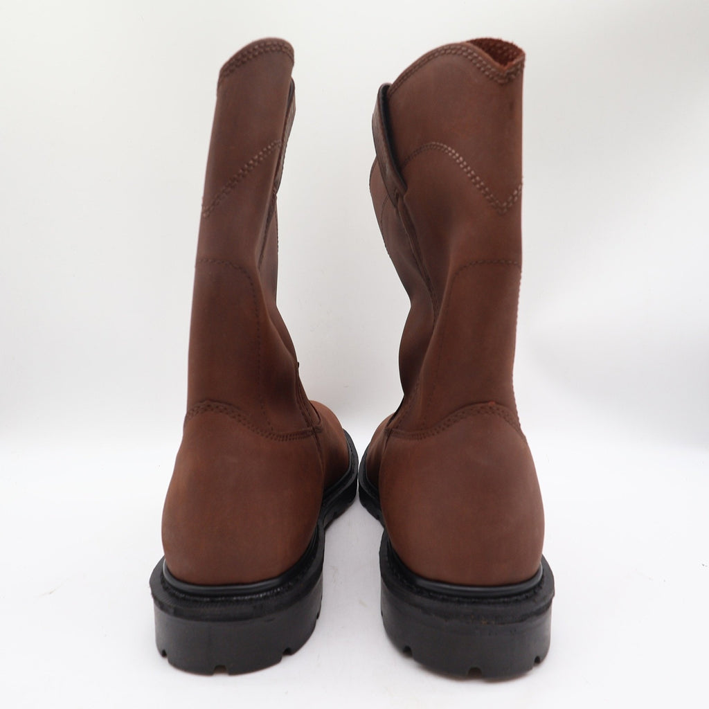 Worx Red Wing 5701 Steel Toe Boots Mens 11 Brown Leather Work Pull-On NIB - take2supply