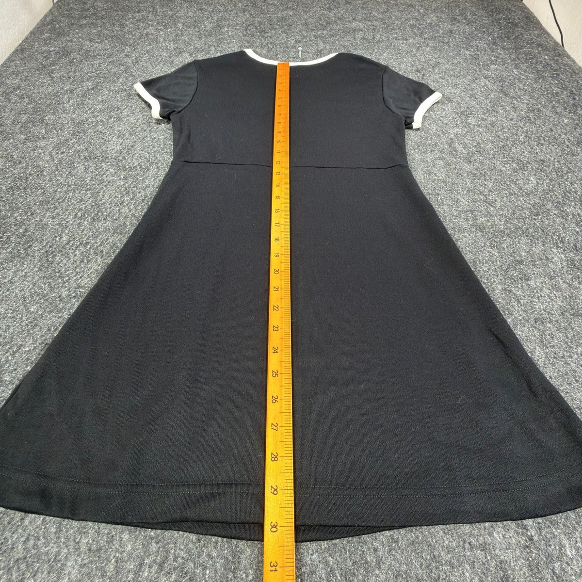 Angel Jones 70s Ringer Dress Womens Small Black Acrylic New Without Tags - take2supply