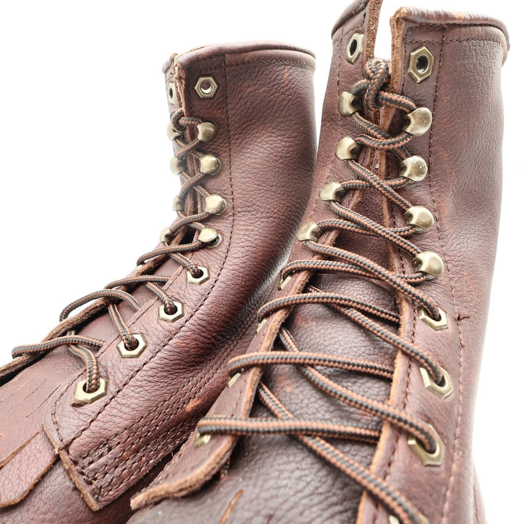 Dan Post Leather Work Boots Men 9.5 D Brown Oily Lace Up Kiltie NWT Box