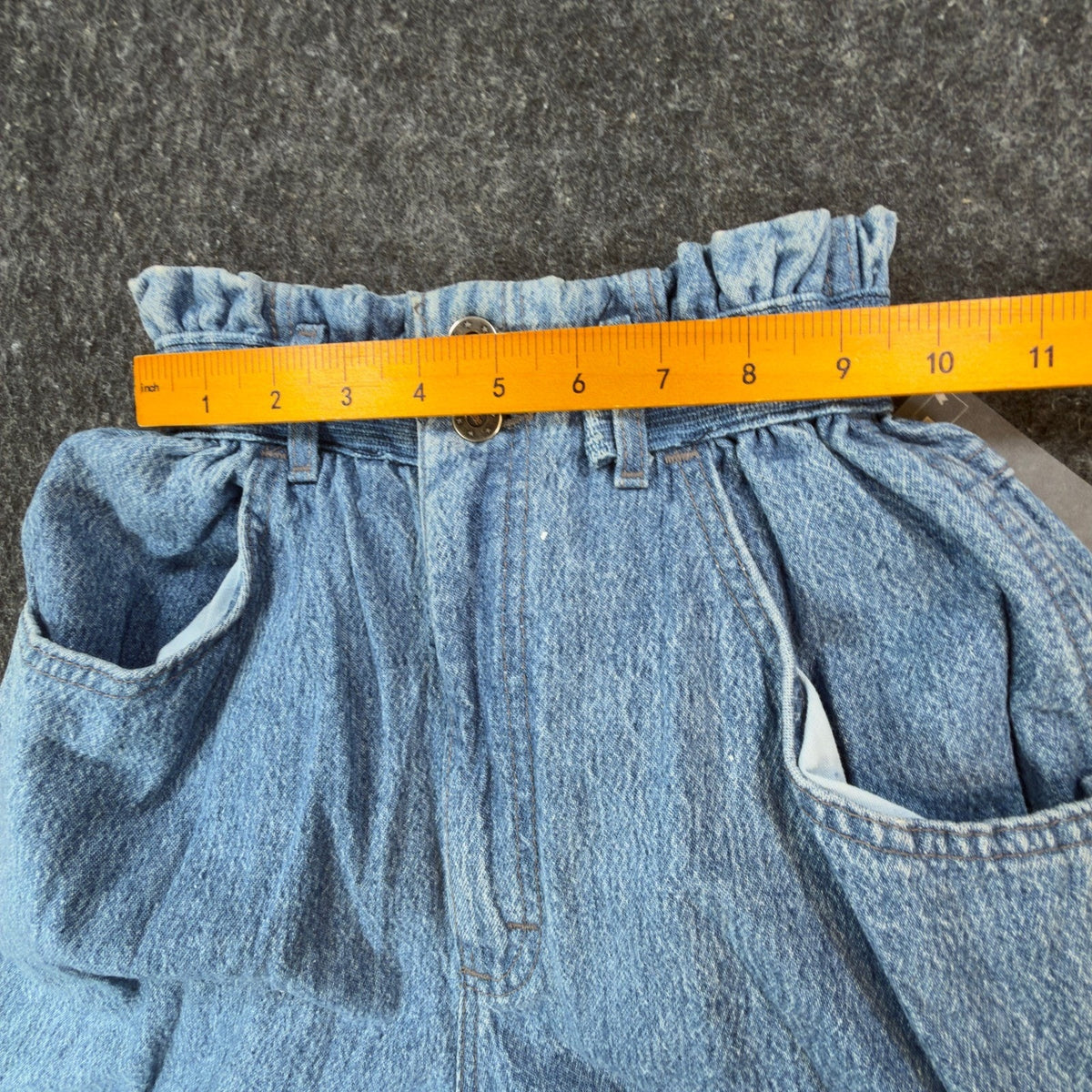 Lee Vintage 80s Islander Jeans Womens 7 Med Blue Denim Elastic High Waist NWT