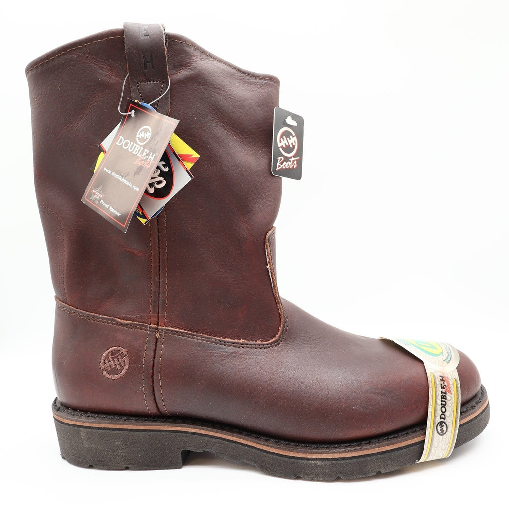 Double-H AG7 Ranchwell EH 3730 Boots Mens 13 D Brown Leather NWT Made in USA