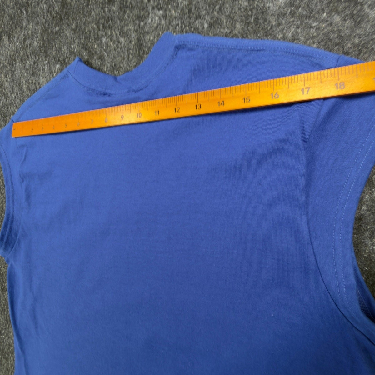 Y2K Nike Center Swoosh Sleeveless Basketball Shirt Men's Medium Blue NWT