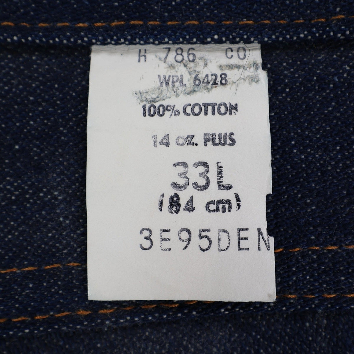 Maverick Vintage 70s Flare Jeans Mens 33x34 Blue Cotton Made in USA NOS