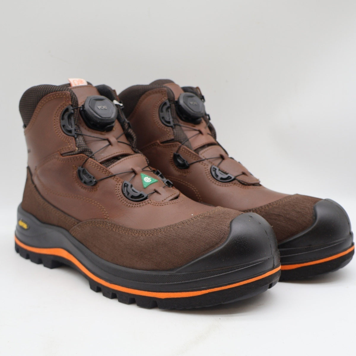 Grisport BOA Wolf Safety Boot Mens 11 Brown Waterproof Vibram Composite Toe 6"