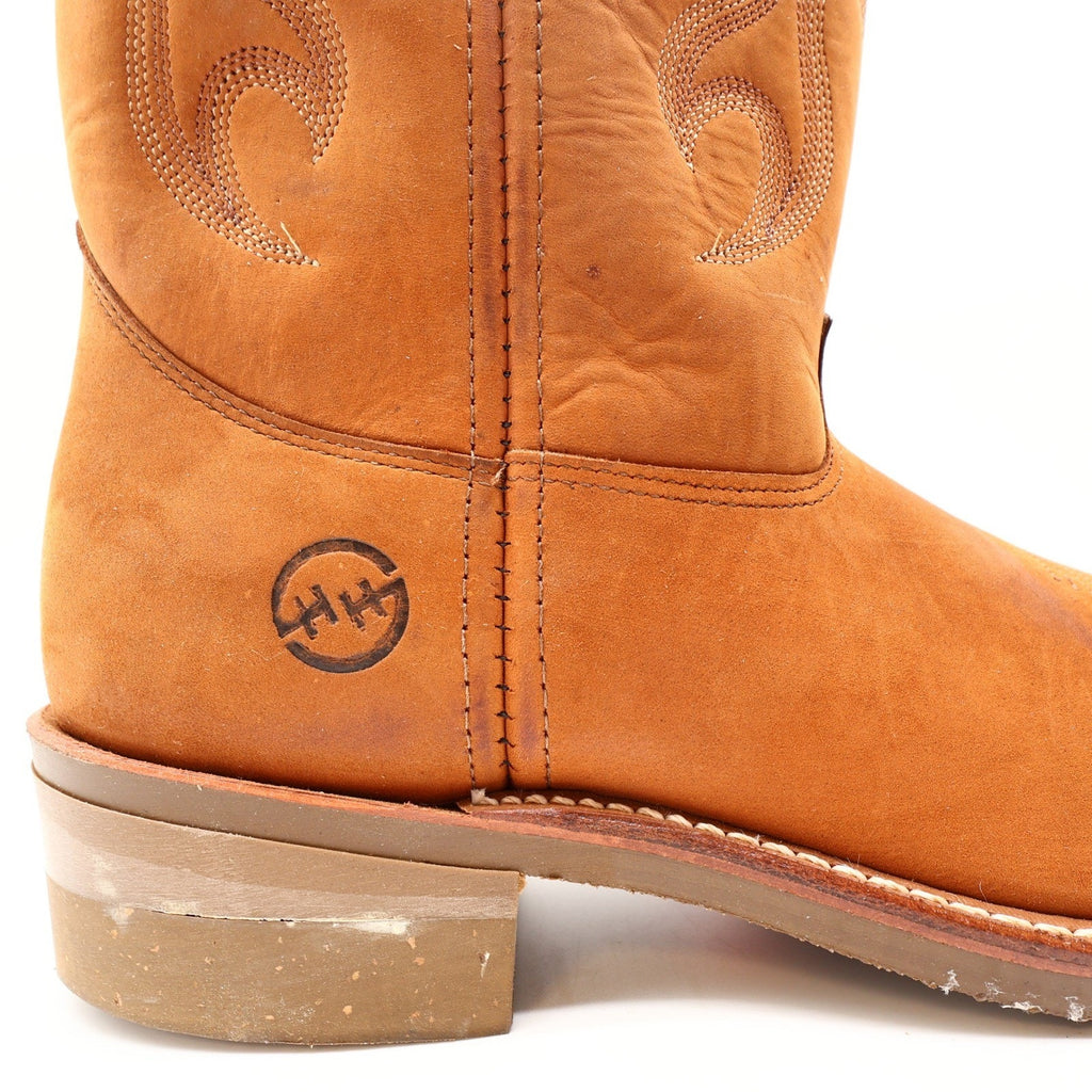 Double-H DH3250 Western Boots Mens 12 D Tan Leather New With Tags