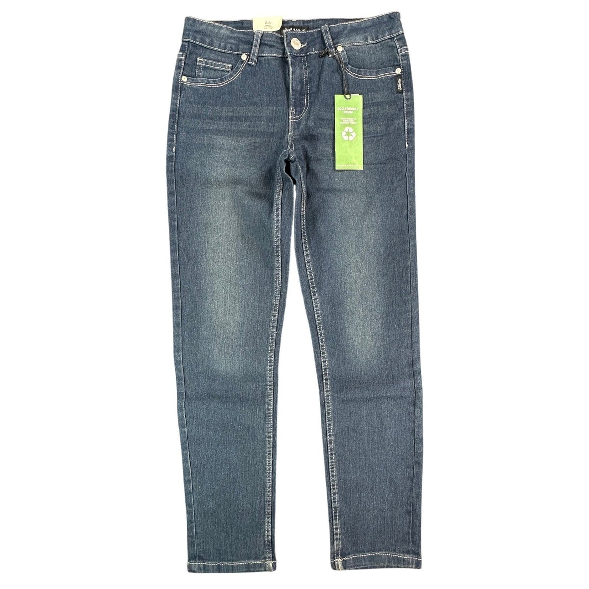 Silver Jeans Sasha Skinny Fit Girls 12 Blue Denim Eco-Friendly NWT