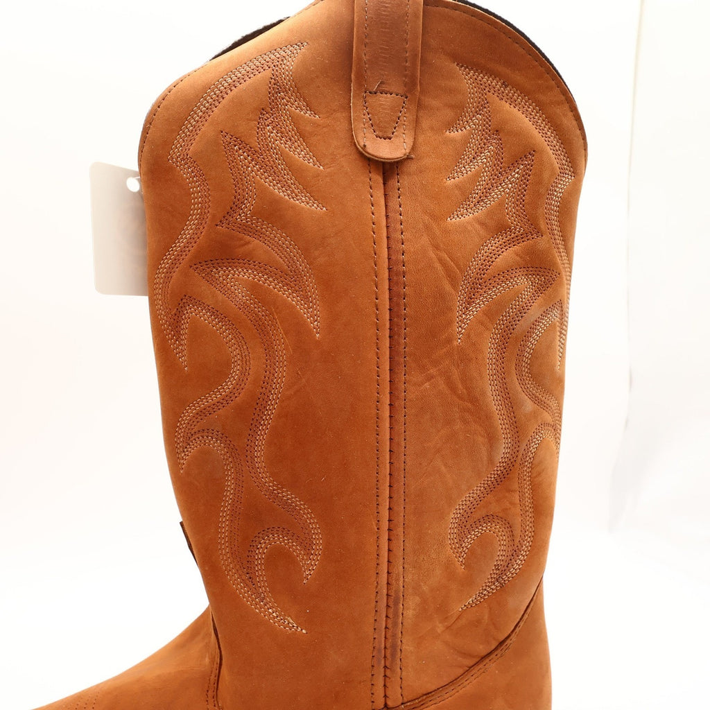 Double-H DH3250 Western Boots Mens 12 D Tan Leather New With Tags