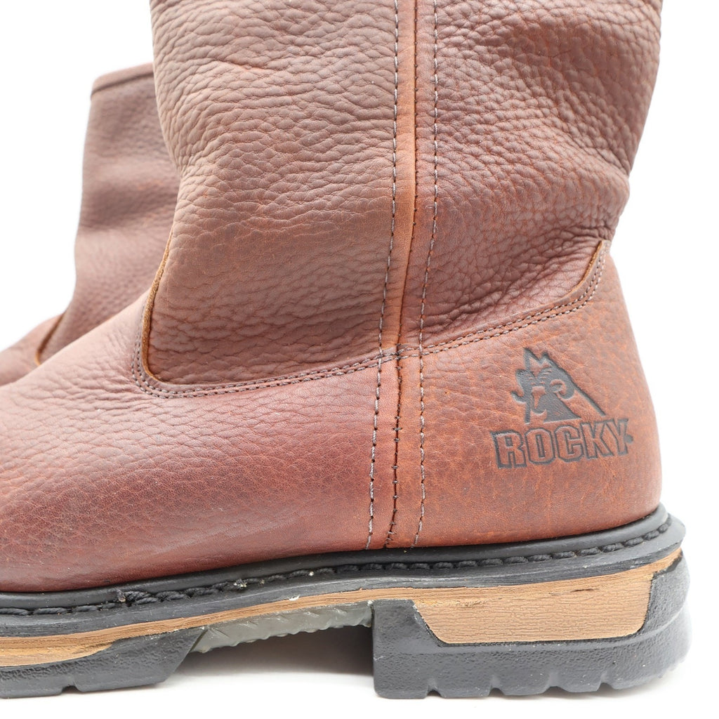 Rocky IronClad 6685 Waterproof Steel Toe Pull-On Work Boots Men's 12M NWT