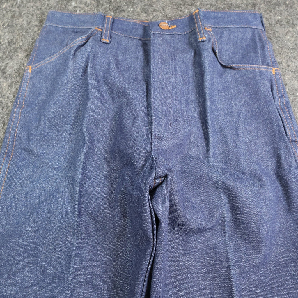 Maverick Vintage 70s Jeans Mens 32L Blue Cotton Denim Made in USA NOS NWT - take2supply