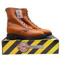 Justin Work Boots Mens 12 EE 8" Copper Caprice Leather USA Made 762 New