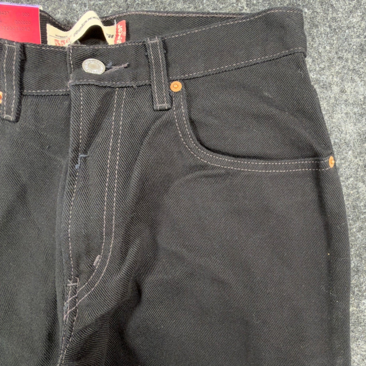 Levi's Y2K 550 Student Relaxed Fit Jeans Men 29x30 Black Denim NWT Deadstock