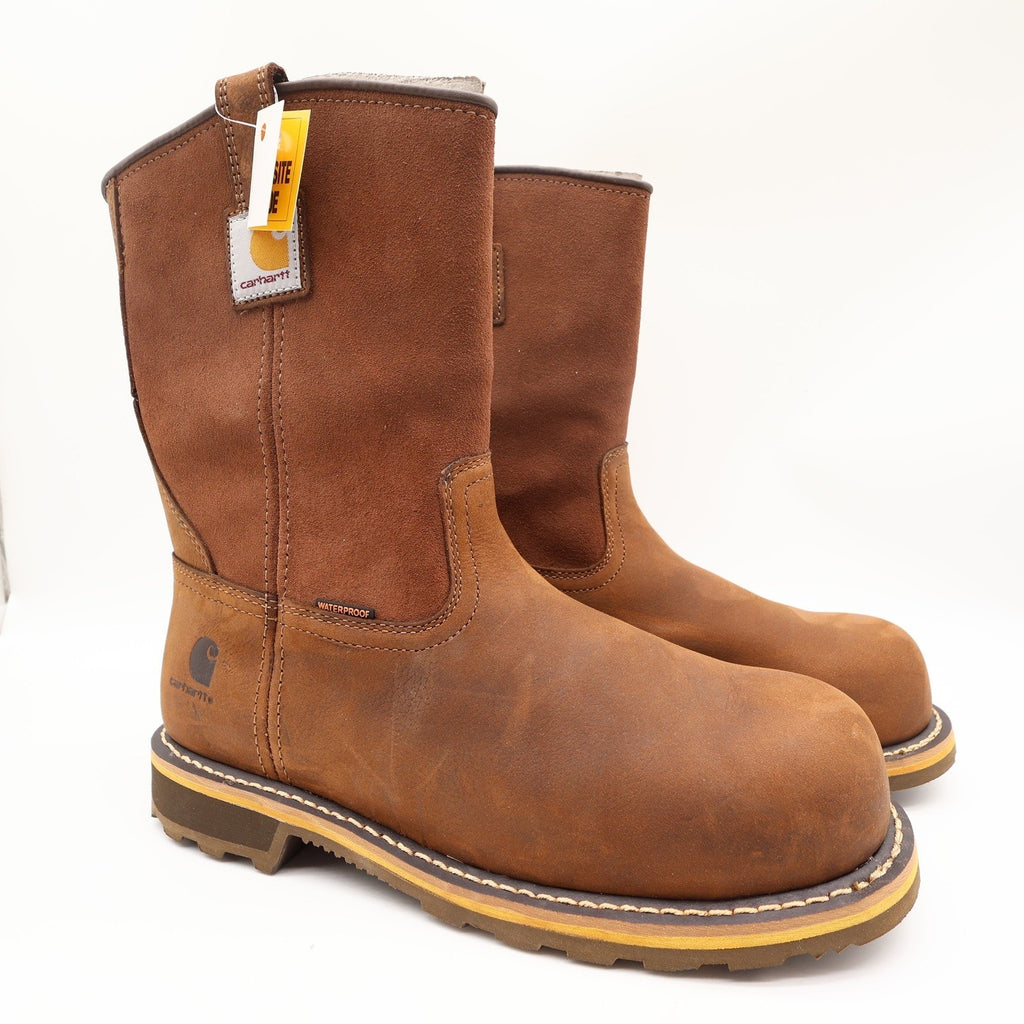 Carhartt Work Boots Mens 9.5 M Pull-On Waterproof Composite Toe CMP1453 NIB - take2supply