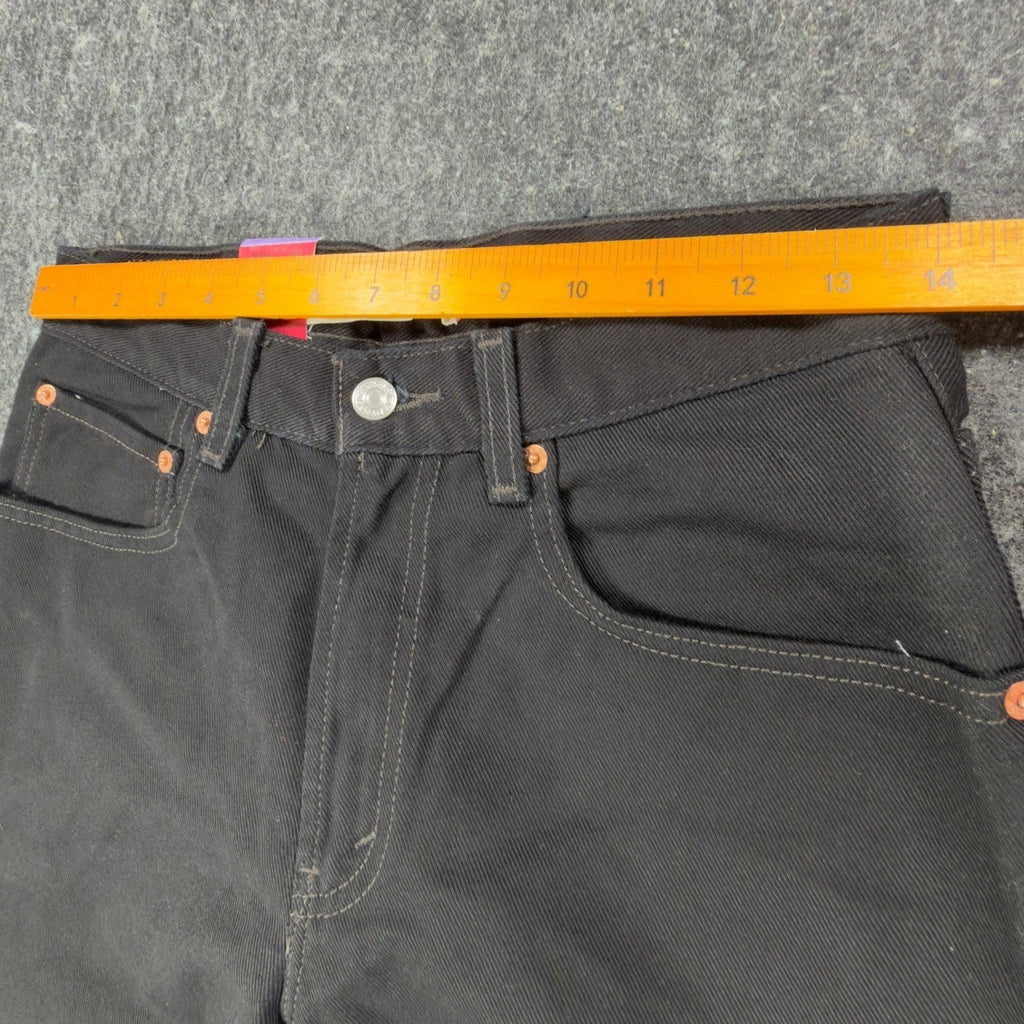 Levi's Y2K 550 Relaxed Fit Jeans Boys 29x30 Black Cotton Deadstock NWT