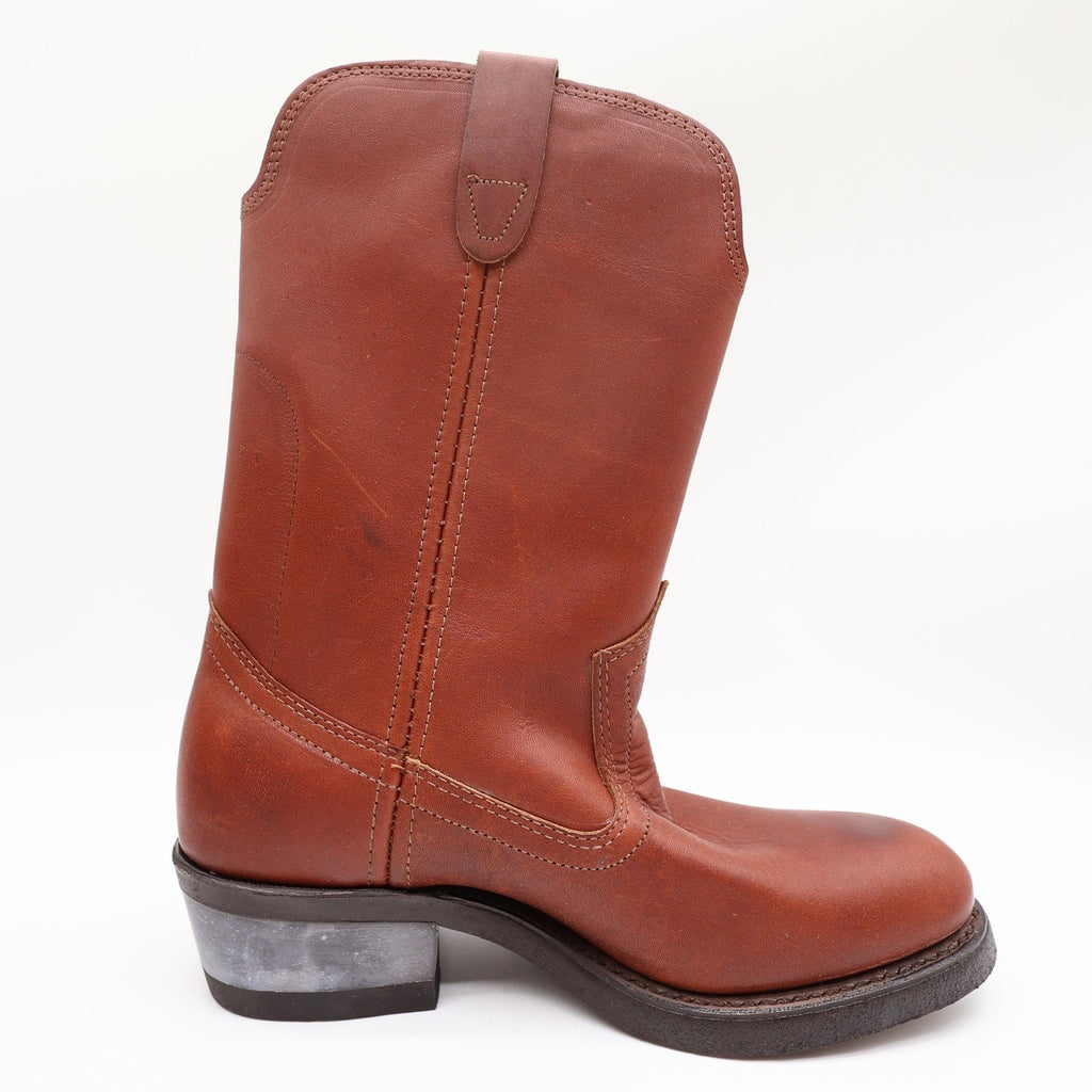 Double H Vintage 70s Western Boots Mens 6.5D Brown Leather New 2548 - take2supply