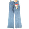 Levi's 517 Flare Jeans Girls 10 Slim Blue Cotton Slim Fit Vintage Y2K New - take2supply