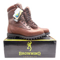 Browning 30203 Hunting Boots Mens 12 Red Brown Leather Waterproof NWT
