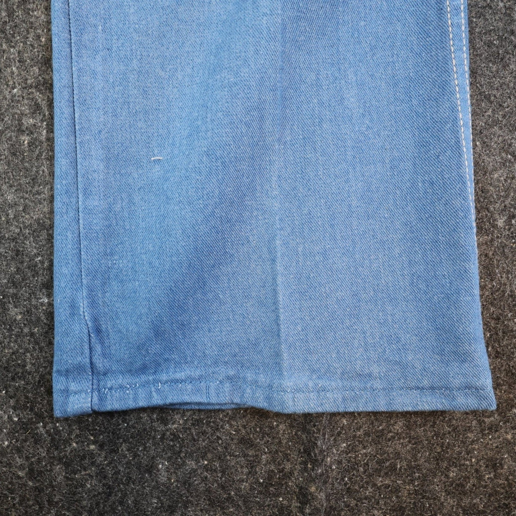 Rump Vintage 70s 80s Bootcut Jeans Mens 32x33 Blue Cotton Denim NOS NWT - take2supply