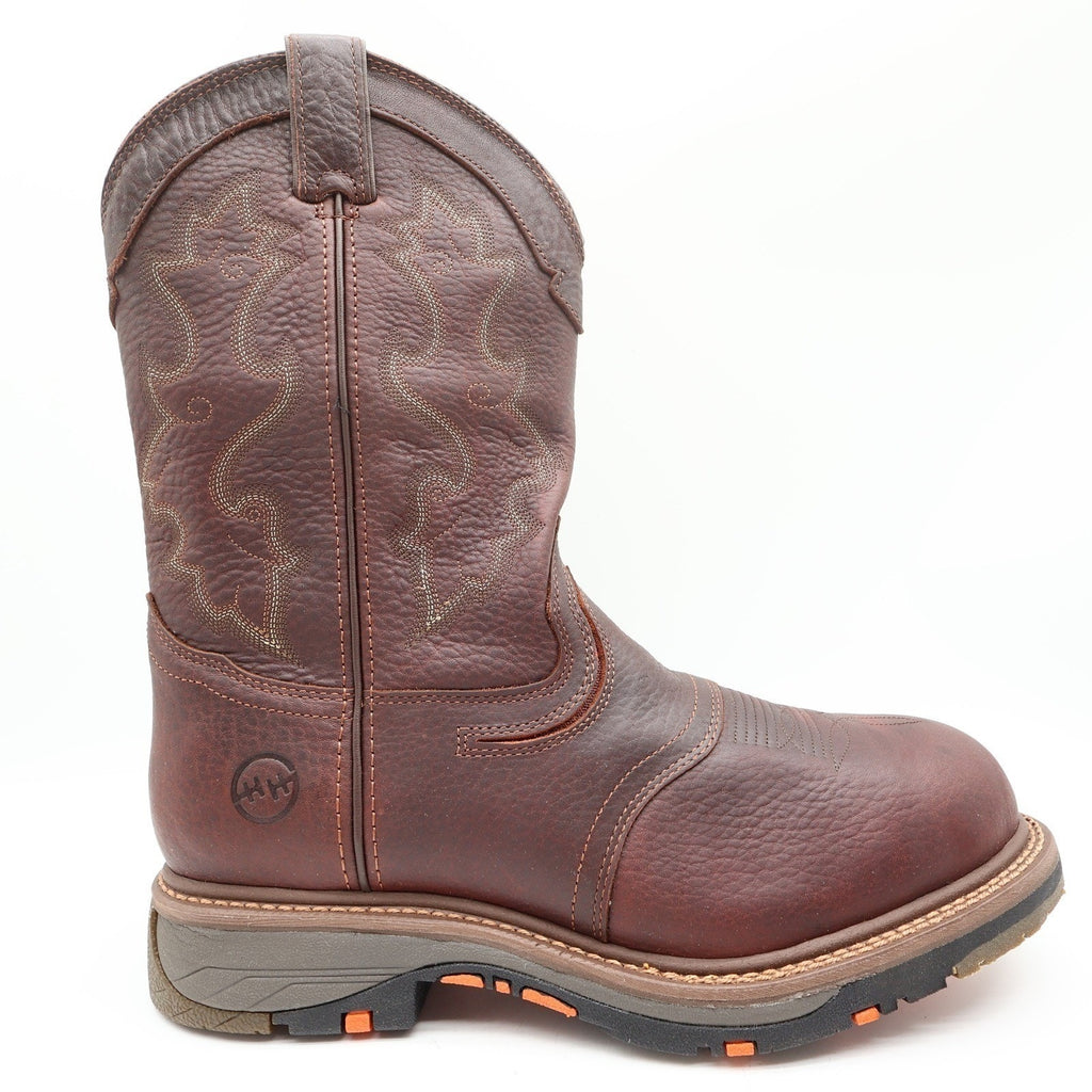 Double-H Roper Work Boots Mens 12 D Brown Leather Composite Toe DH5133 NWT Box