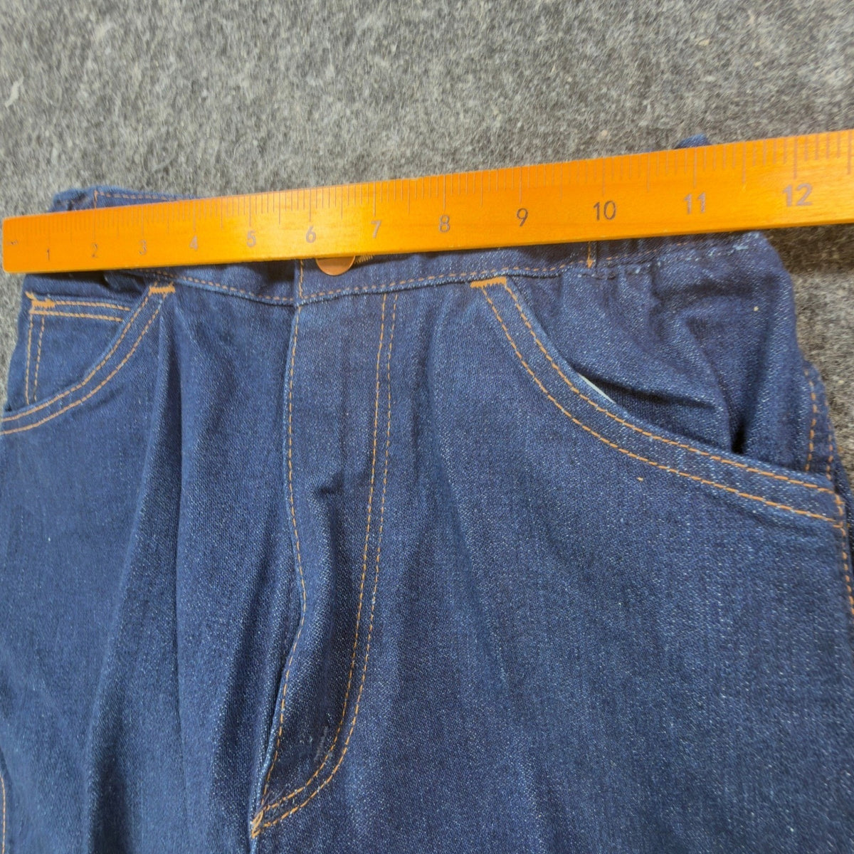 Maverick Vintage 70s Flare Jeans Women 8 Blue Cotton Denim NWT Made in USA