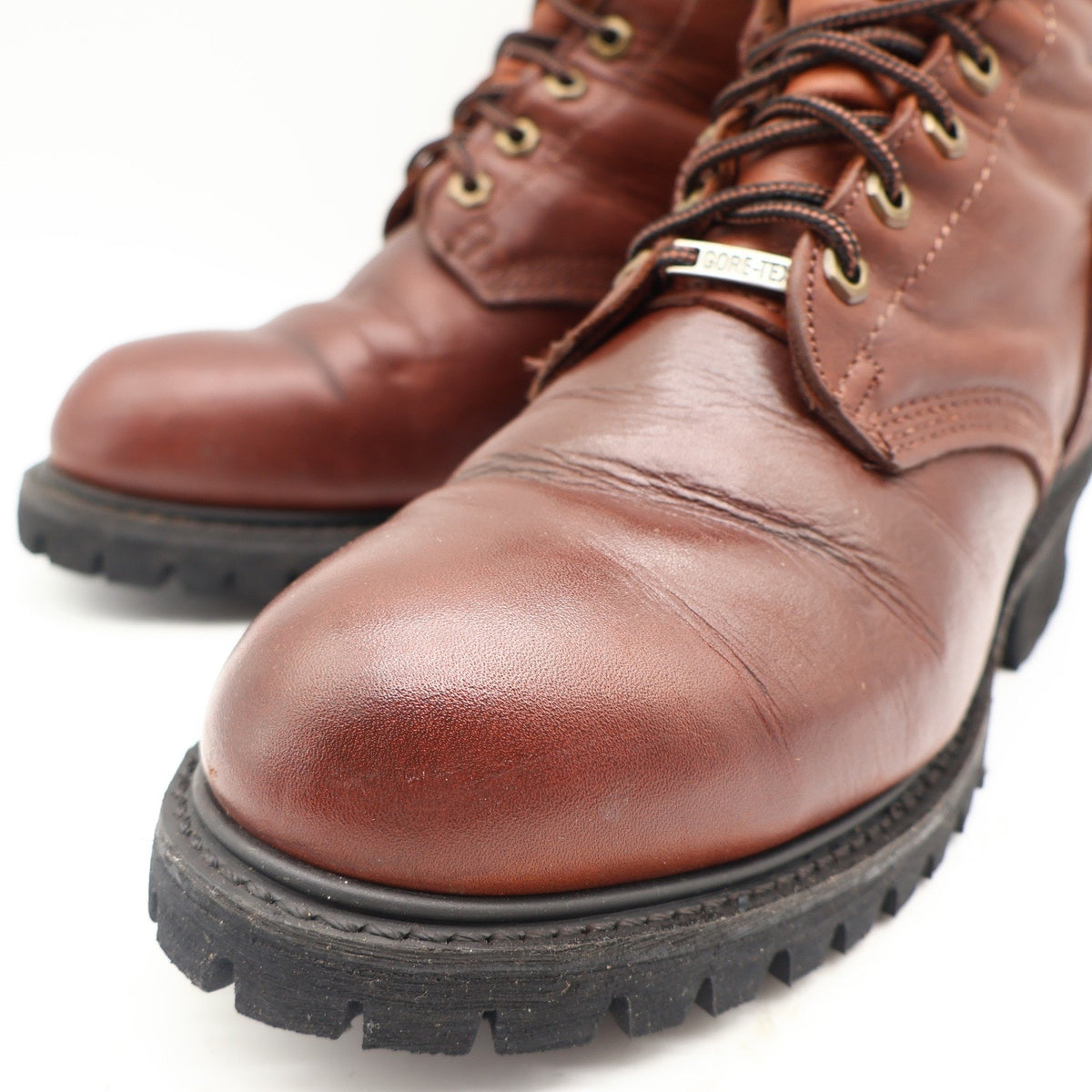 Carolina Logger Boots Mens 9 D Vintage Brown Leather GORE-TEX Insulated 7007 USA