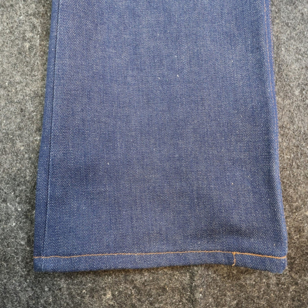 Maverick Vintage 70s Flare Jeans Mens 33x34 Blue Cotton USA Made NOS NWT