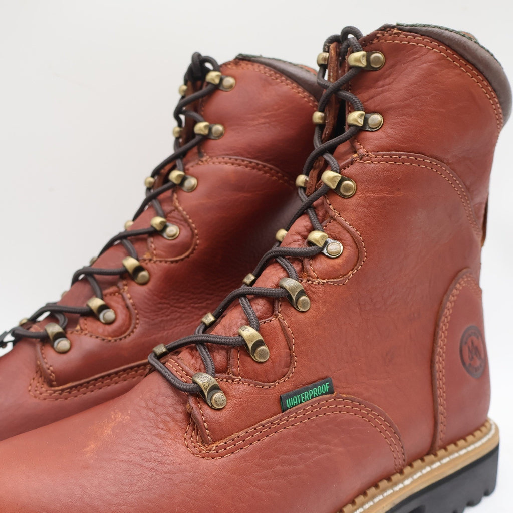 Georgia Boot Hammer Work Boot Mens 9.5 Brown Leather Steel Toe Waterproof G8388