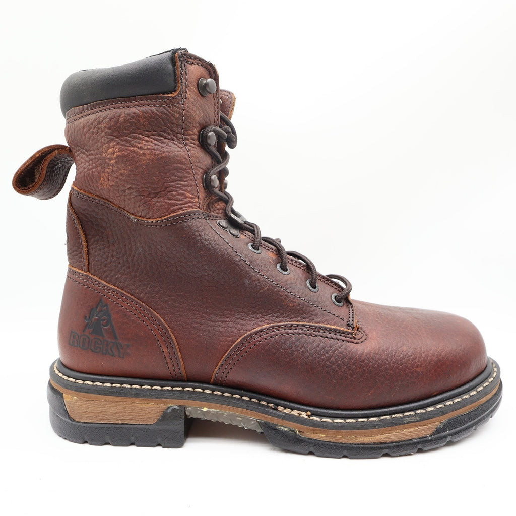 Rocky IronClad 5693 Work Boots Mens 12 M Brown Leather Waterproof NWT