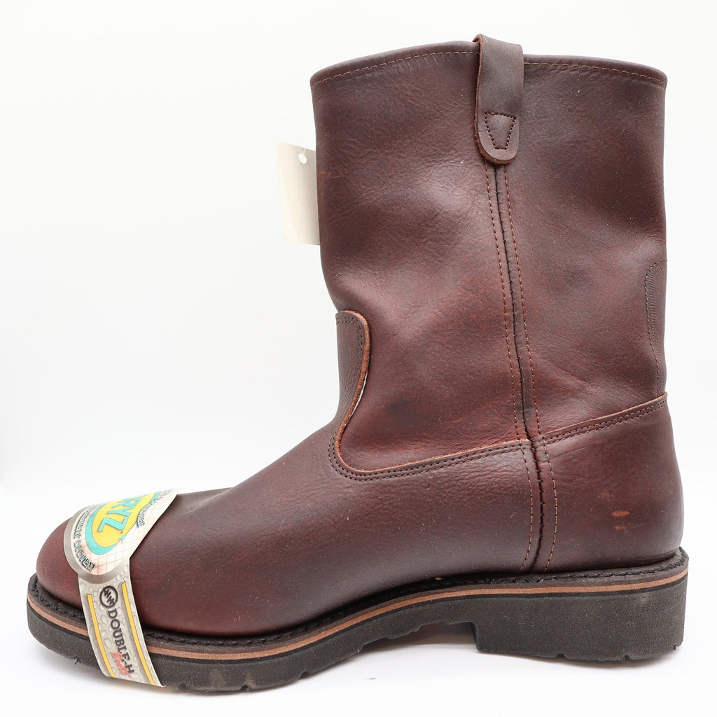 Double-H AG7 Ranchwell EH 3730 Boots Mens 13 D Brown Leather NWT Made in USA