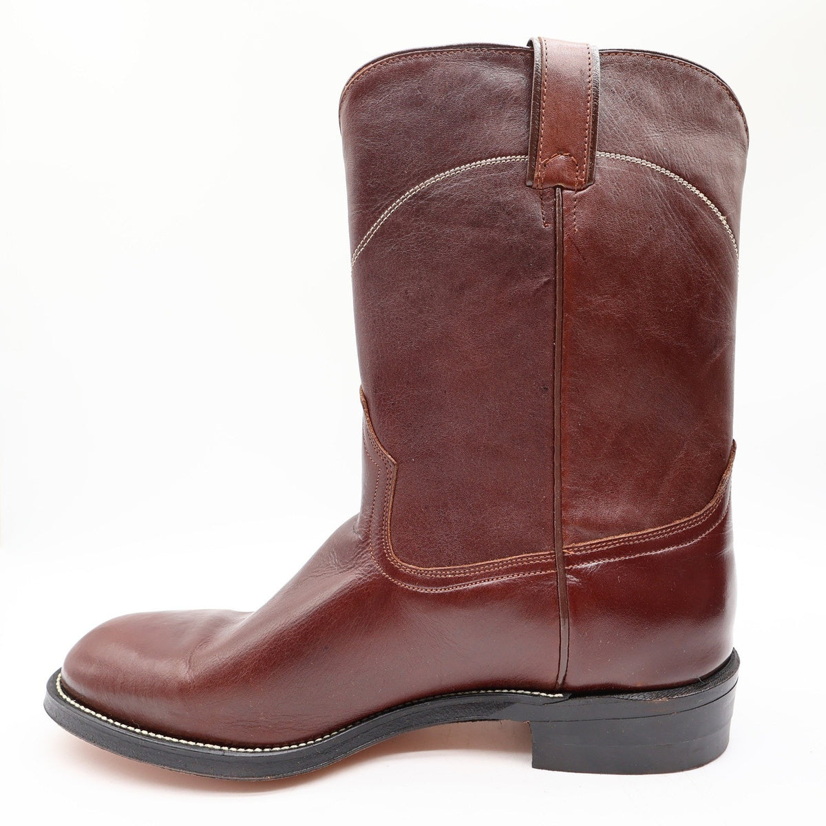 Vintage Acme Western Cowboy Boots Men 11.5 D Brown Leather NOS Box 70s