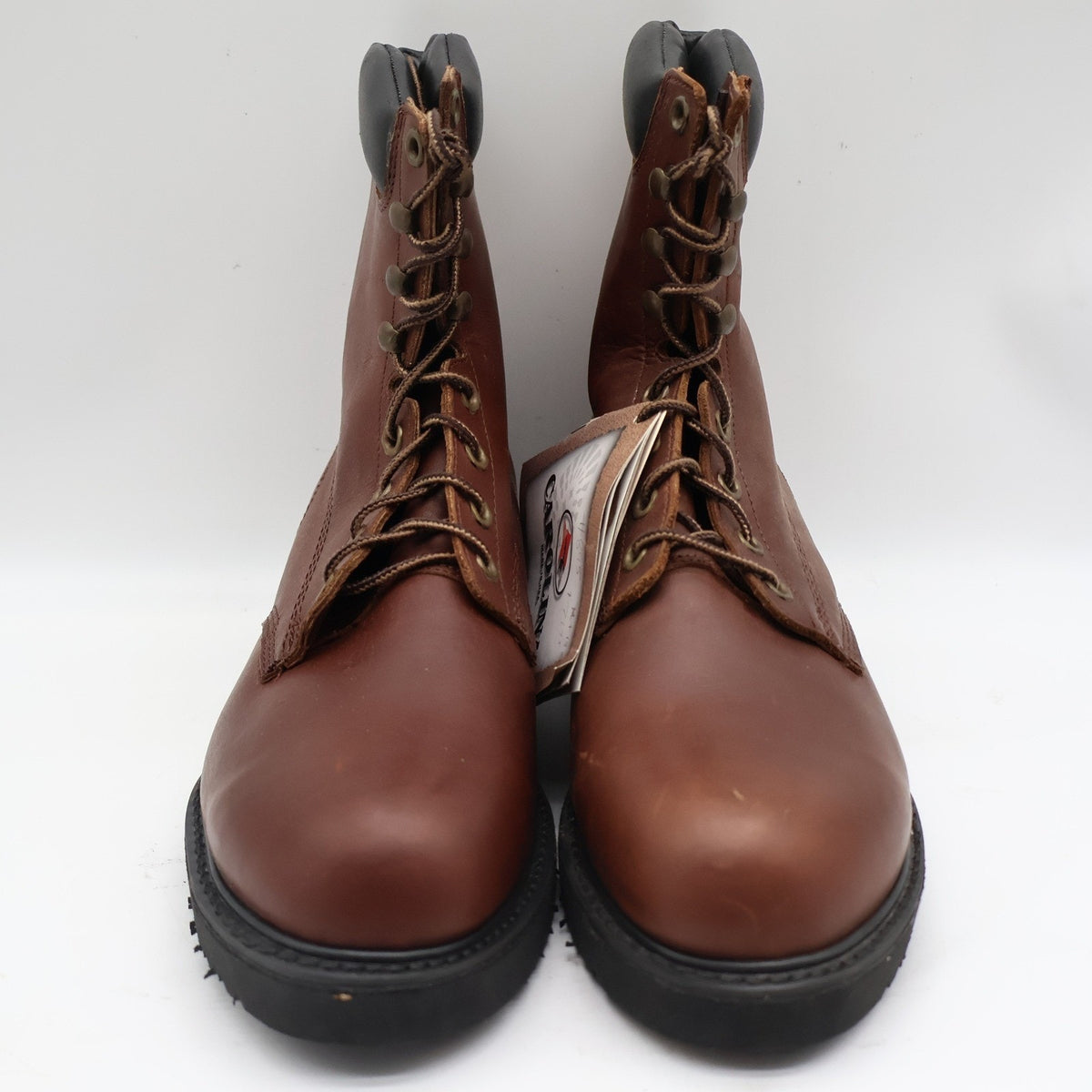 Carolina Work Boots Mens 13 D Vintage USA Leather Brown Lace Up Lug Sole 895