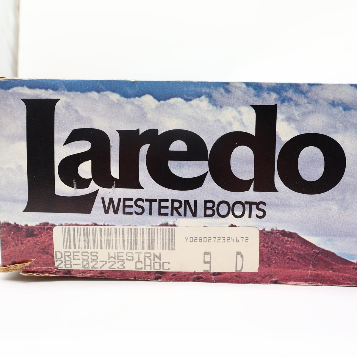 Laredo Vintage 90s Western Boots Mens 9 D Chocolate Brown Leather 2723 NIB - take2supply