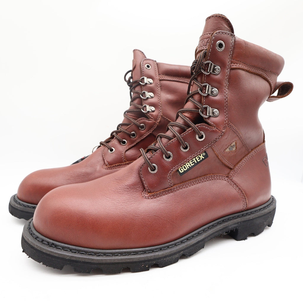 Rocky 6224 Steel Toe Ranger Work Boots Mens 12M Brown Leather Gore-Tex New