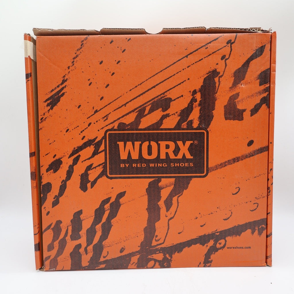 Worx by Red Wing 5715 Steel Toe Work Boots Mens 9.5 Brown Leather New No Box - take2supply