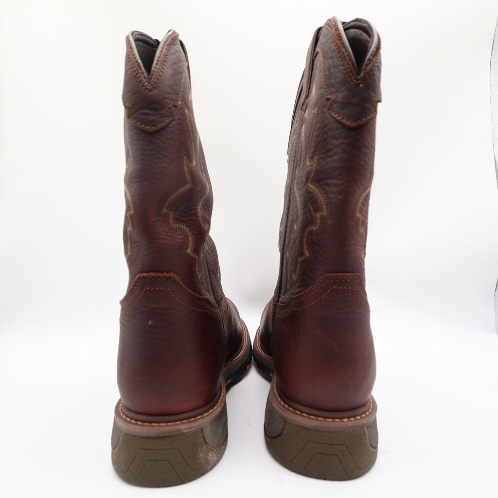 Double-H Roper Work Boots Mens 12 D Brown Leather Composite Toe DH5133 NWT Box