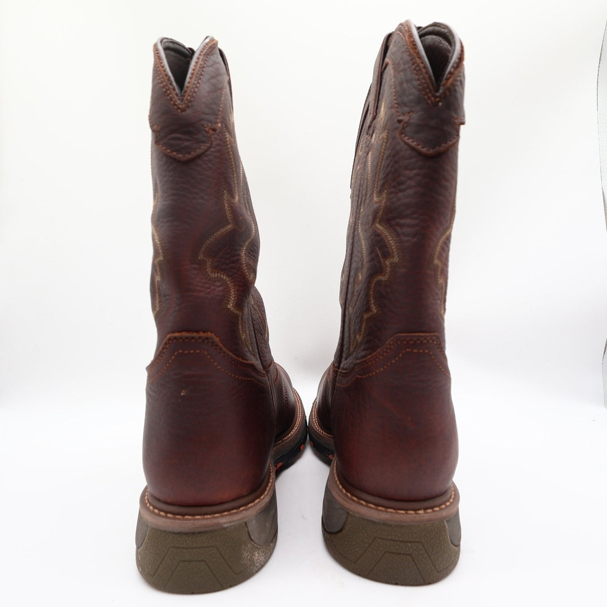 Double-H Roper Work Boots Mens 12 D Brown Leather Composite Toe DH5133 NWT Box