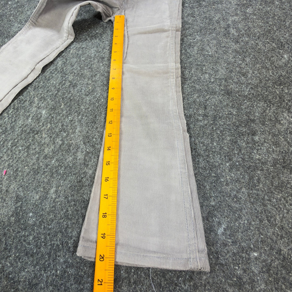 Maverick Vintage 70s Corduroy Pants Boys 6 Slim USA Grey Bootcut NWT 65011GY - take2supply