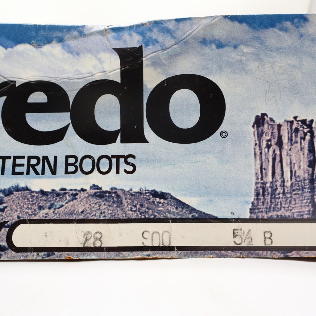 Vintage Laredo Lizard Embossed Leather Western Boots Women 5.5 B Box NWT