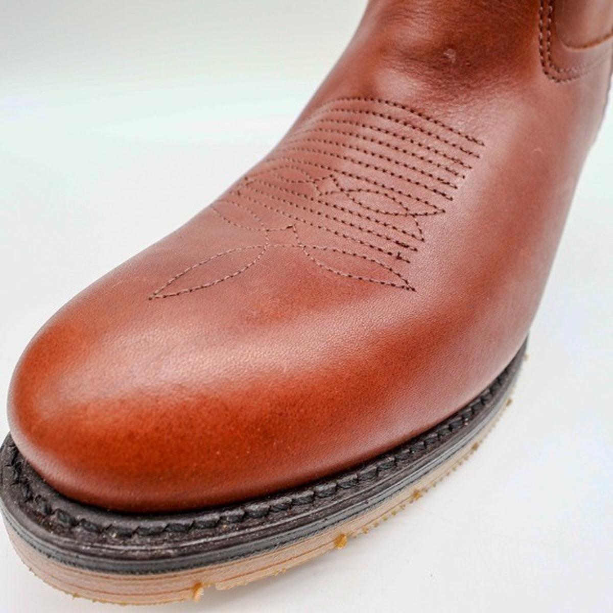 Double-H AG7 Western Work Boots Mens 9.5 D Brown Leather 1519 USA NWT