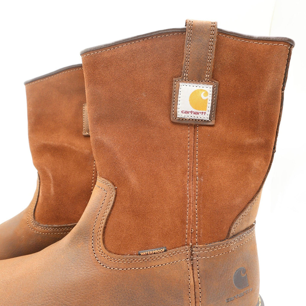 Carhartt Modern Work Boots Mens 12 M Brown Leather Safety Composite Toe NWT - take2supply
