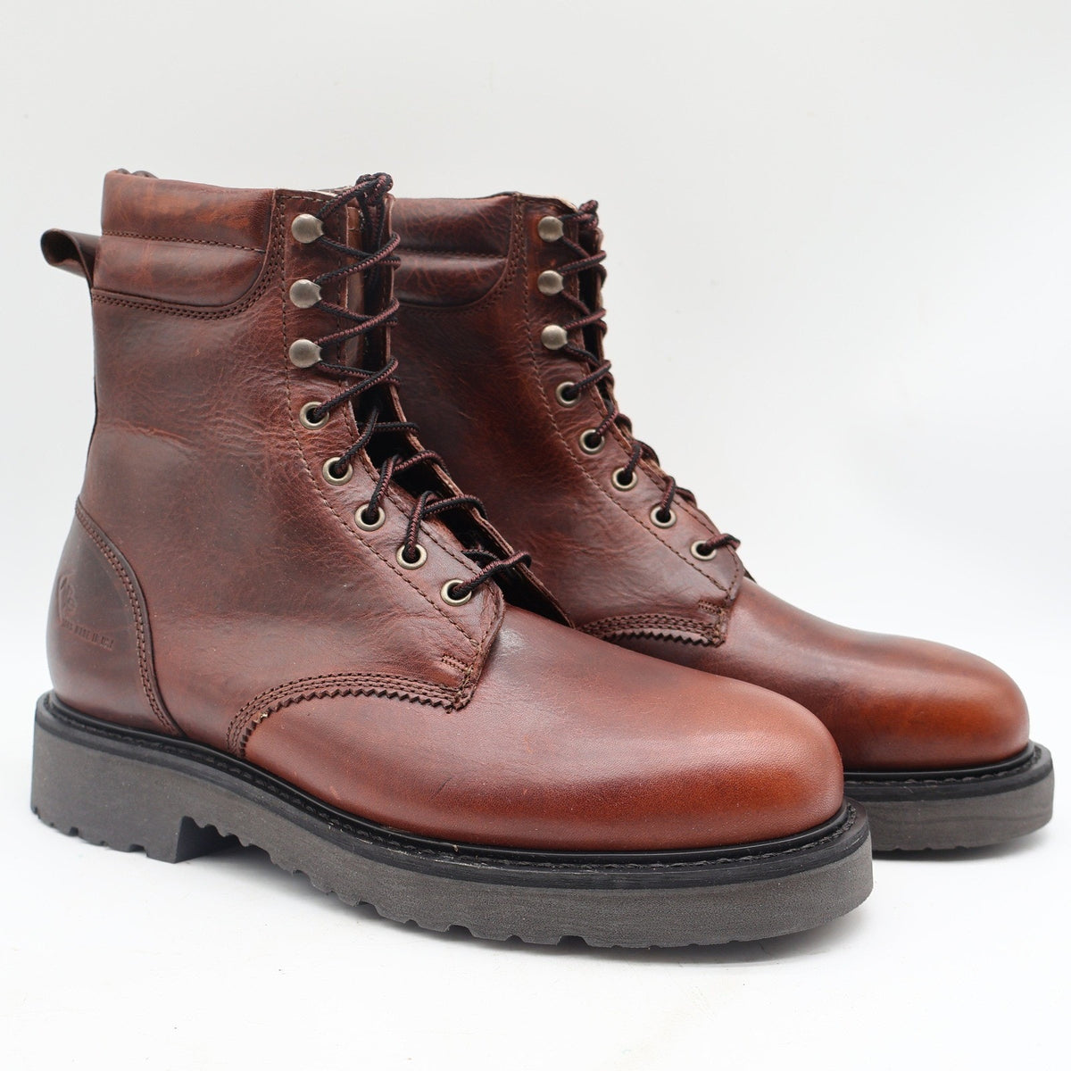Cape Shoe Company 8" Plain Toe Boot Mens 10.5 D Vintage USA Pecan Rowdy 2001A1 - take2supply
