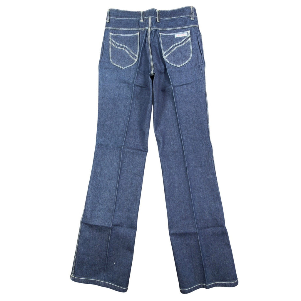 Gino Cappeli Vintage 70s Boot Cut Jeans Mens 34 Indigo Cotton NWT