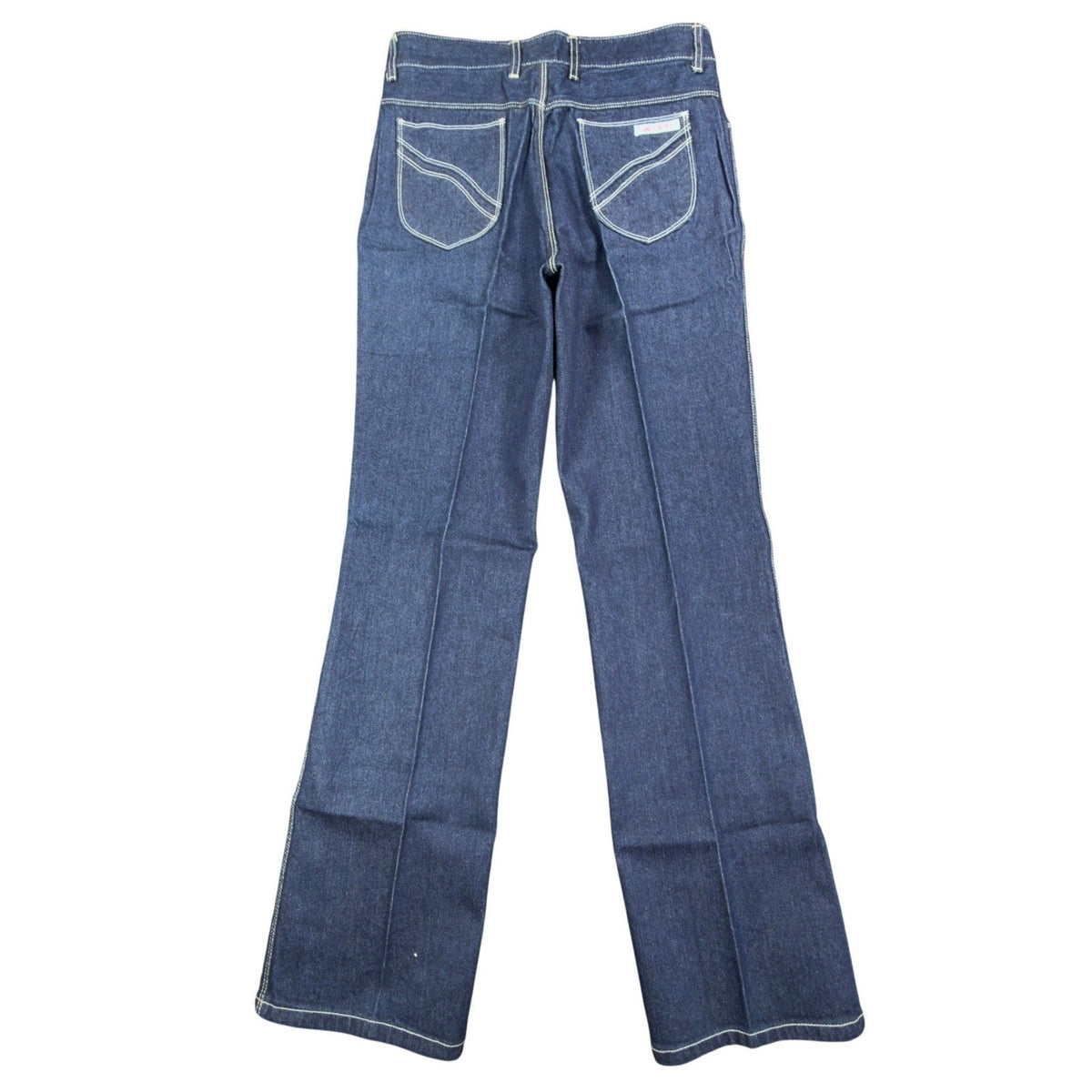Gino Cappeli Vintage 70s Boot Cut Jeans Mens 34 Indigo Cotton NWT