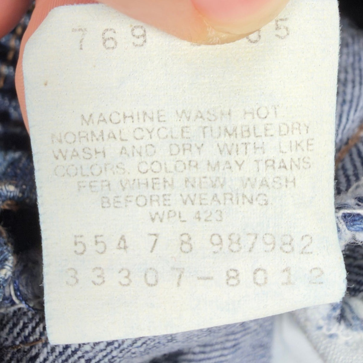Levi Vintage 914 Short Girls 12 Blue Cotton NWT Made in USA Paperbag Waist C676 - take2supply