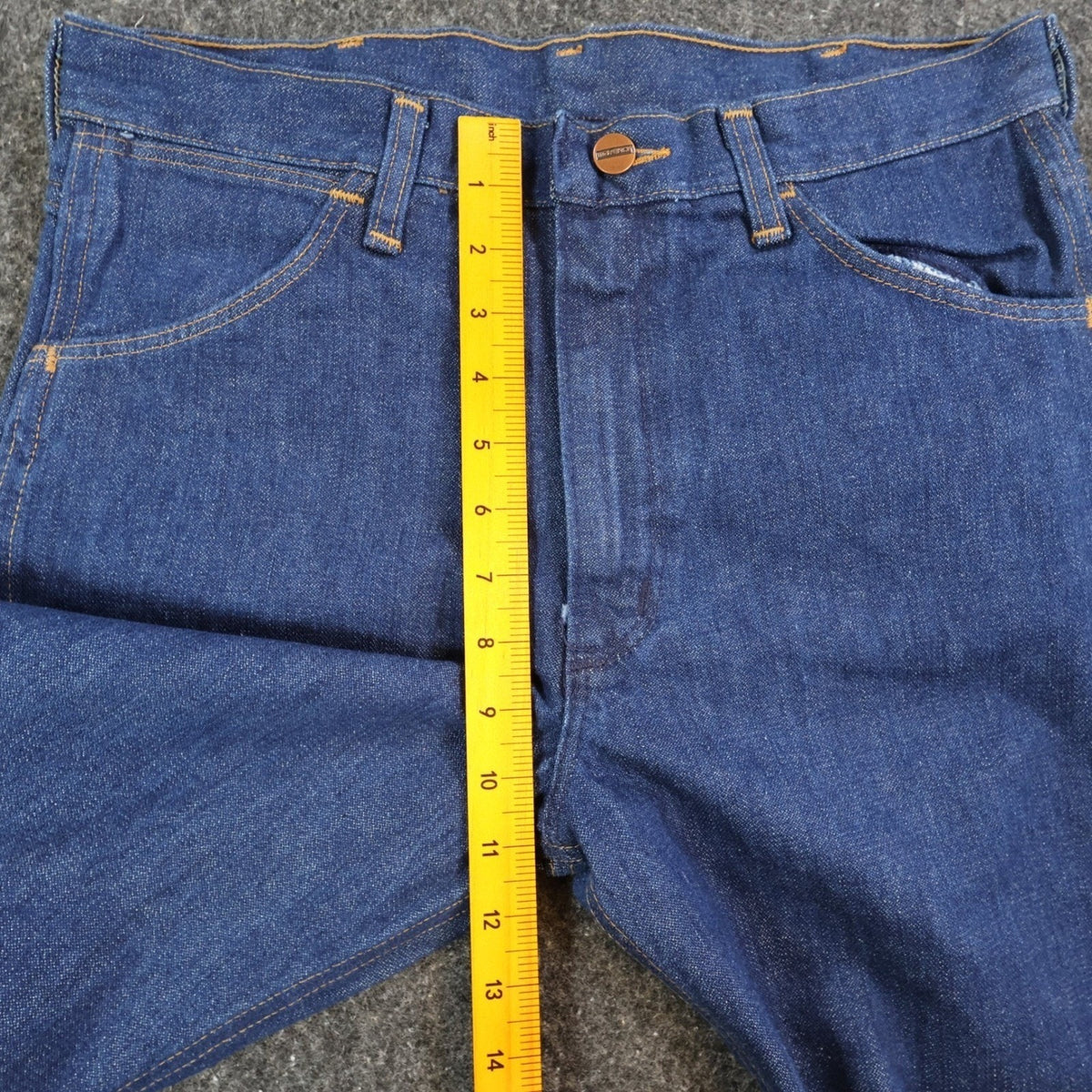 Maverick Vintage 70s Flare Jeans Mens 32XL Blue Cotton USA Made NOS NWT