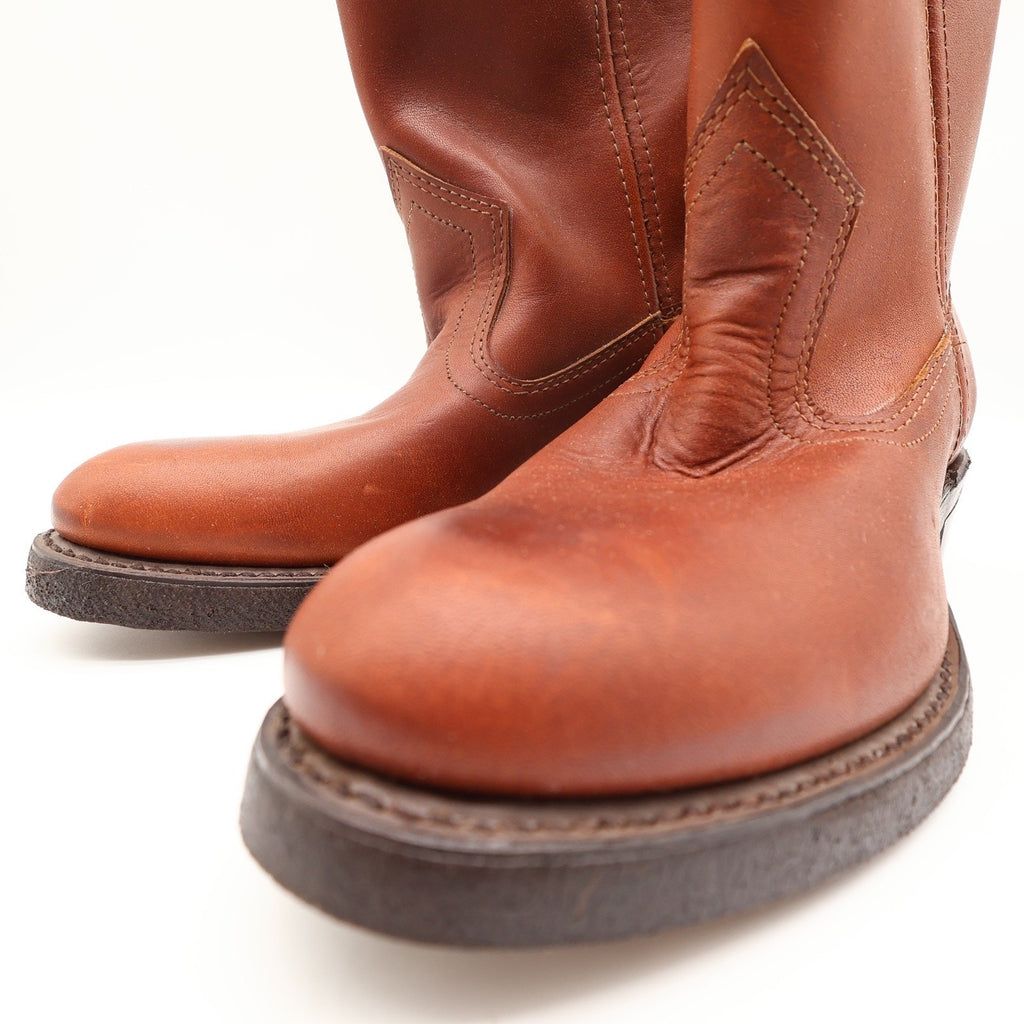 Double H Vintage 70s Western Boots Mens 6.5D Brown Leather New 2548 - take2supply