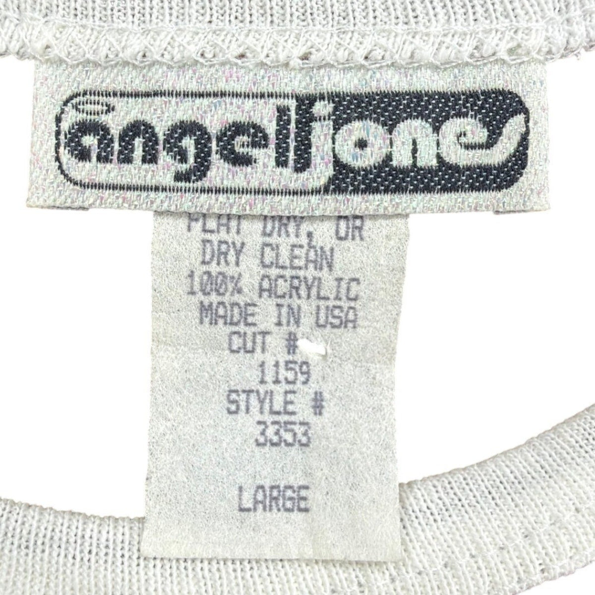 Angel Jones Vintage 70s Ringer Mini Dress Womens Large Brown Acrylic New - take2supply