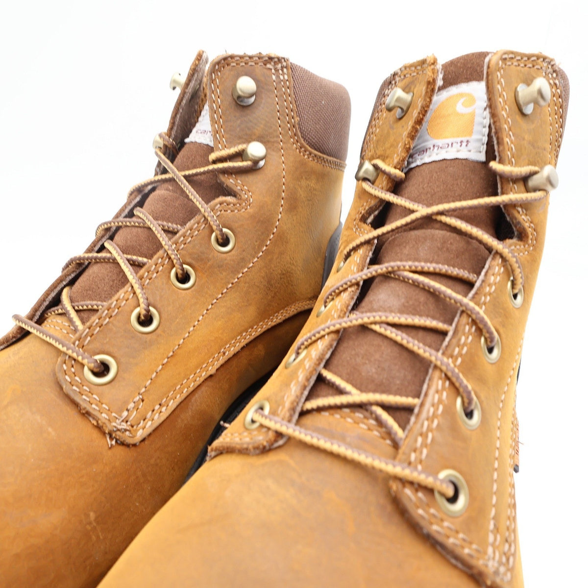 Carhartt Ironwood Work Boots Mens 9.5 M Brown Leather Alloy Toe Waterproof NWT - take2supply