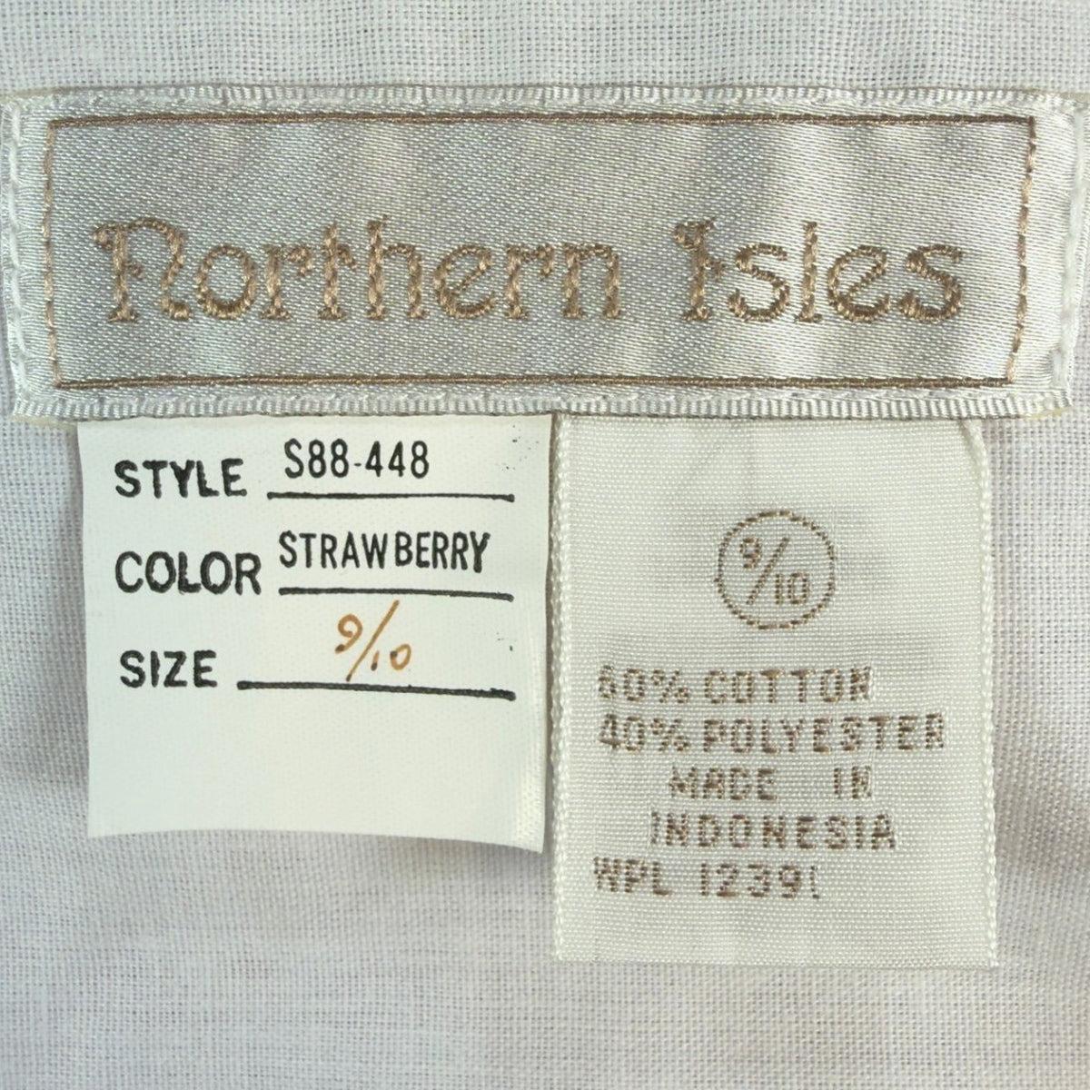 Northern Isles Shorts Womens 9/10 Vintage Pink Cotton Pleated Deadstock NWT