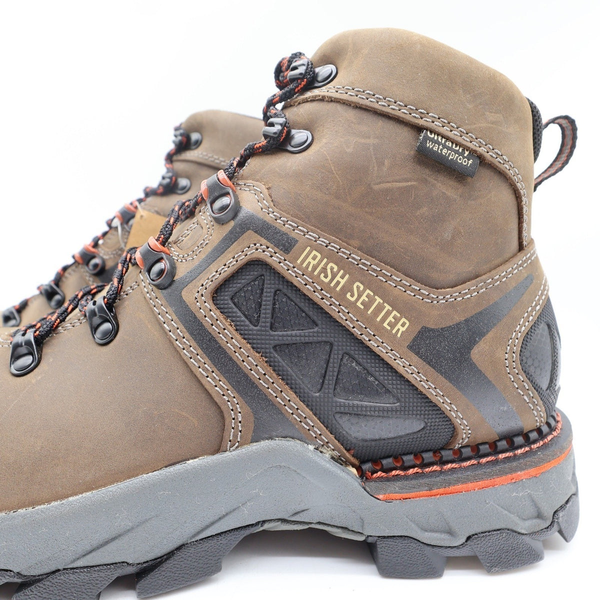 Irish Setter Boots Mens 10 D Crosby Leather Waterproof Safety Toe 83628 NIB